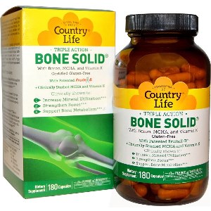 Bone Solid is a unique formula designed to support healthy bone structure, employing benefits from clinically studied nutrients such as MCHA (microcrystalline hydroxyapatite) and FruiteX B (a.k.a. calcium fructoborate) to strengthen and support bone metabolism..
